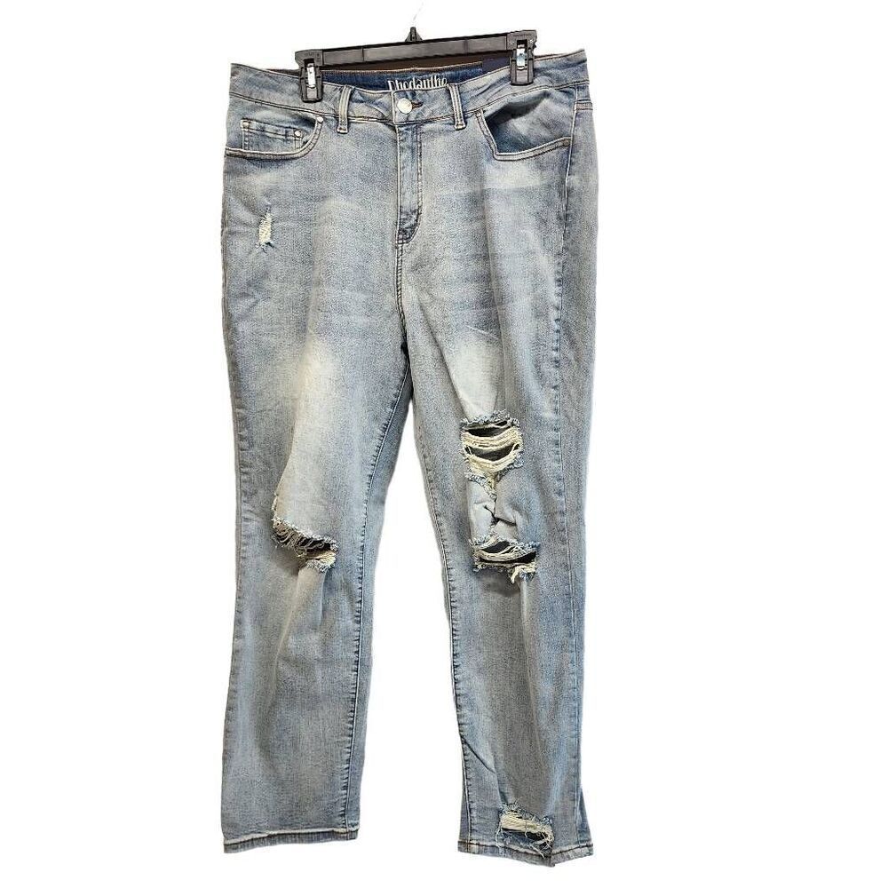 Rodanthe Size 16 Women's Mom Jeans Distressed High Waisted NWT M8